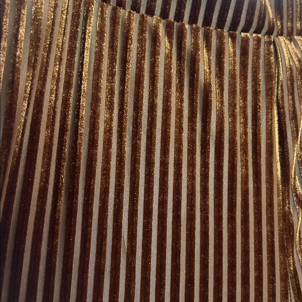 Velvet Ribbed Flared Pants - Picture 6 of 9